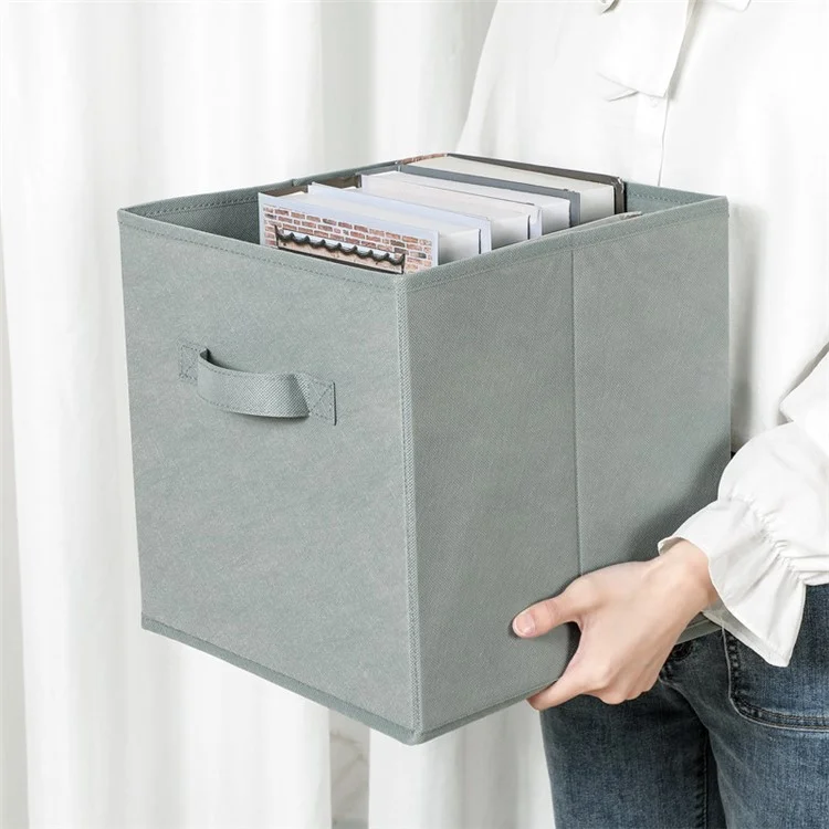 MOHO & HOME Home Non-woven Wardrobe Storage Box Clothes Toys Sundries Storage Box - Grey