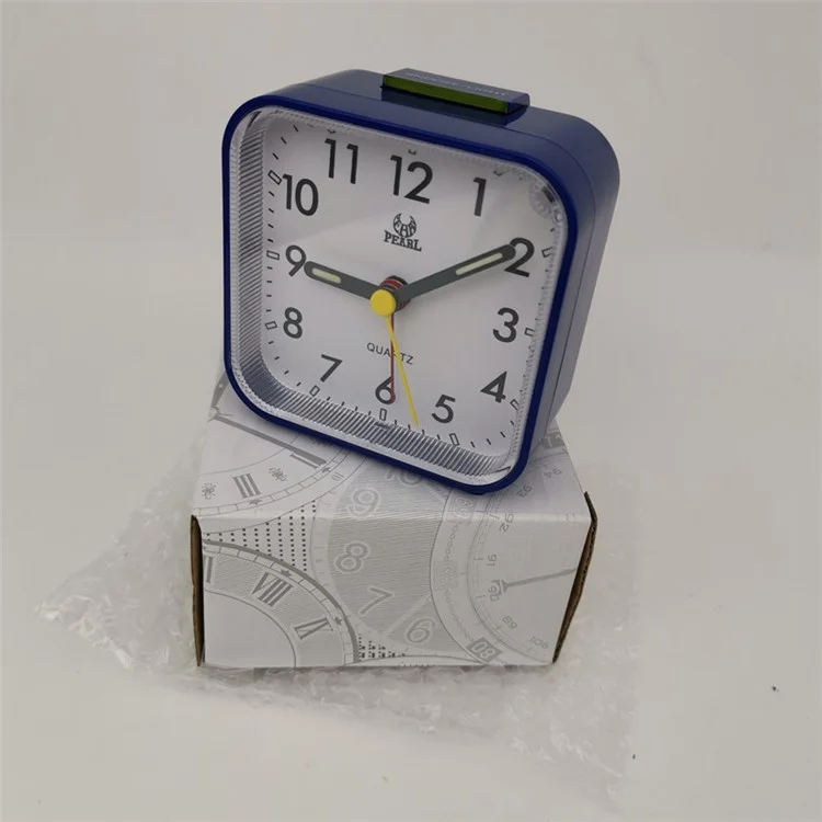 PEARL PT157 Luminous Small ABS Alarm Clock Home Bedside Desktop Clock Children Alarm Clock - Schwarz