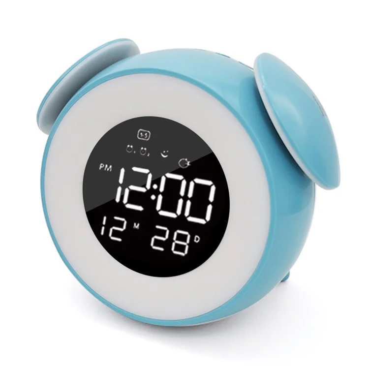 LD908 Wecker Ambient Lamp LED Aufwachleuchte mit Sonnenuntergangssimulation - Blau