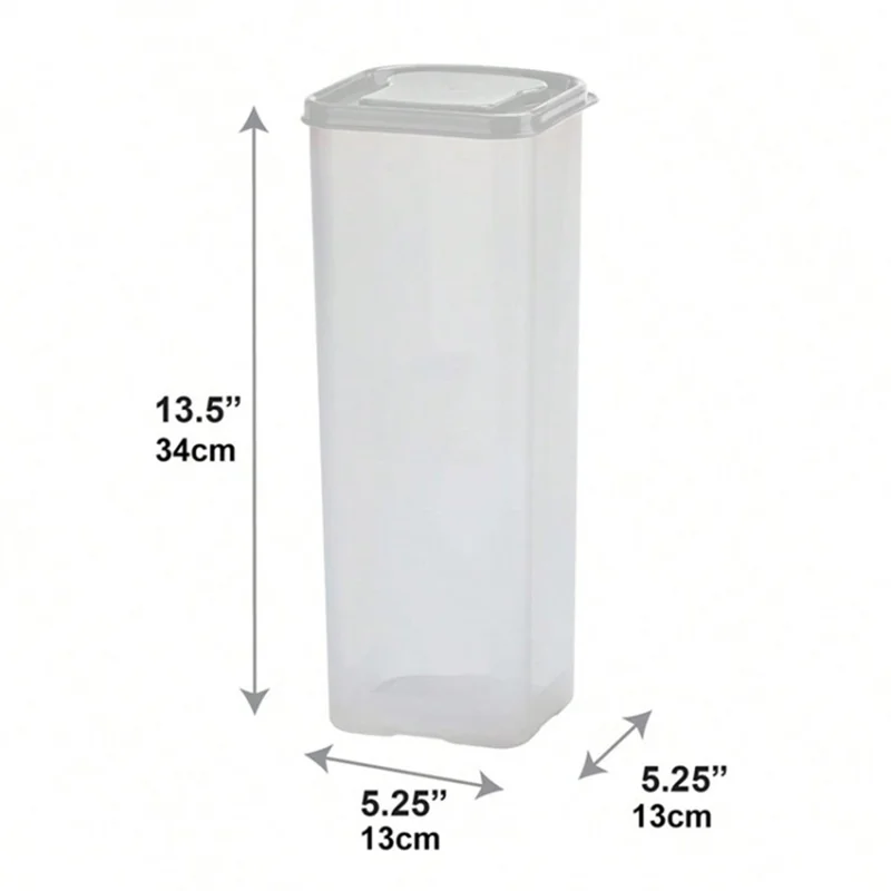 Bread Box with Lid Plastic Clear Toast Keeper Fridge Bread Storage Bin (BPA Free, No FDA) - Red