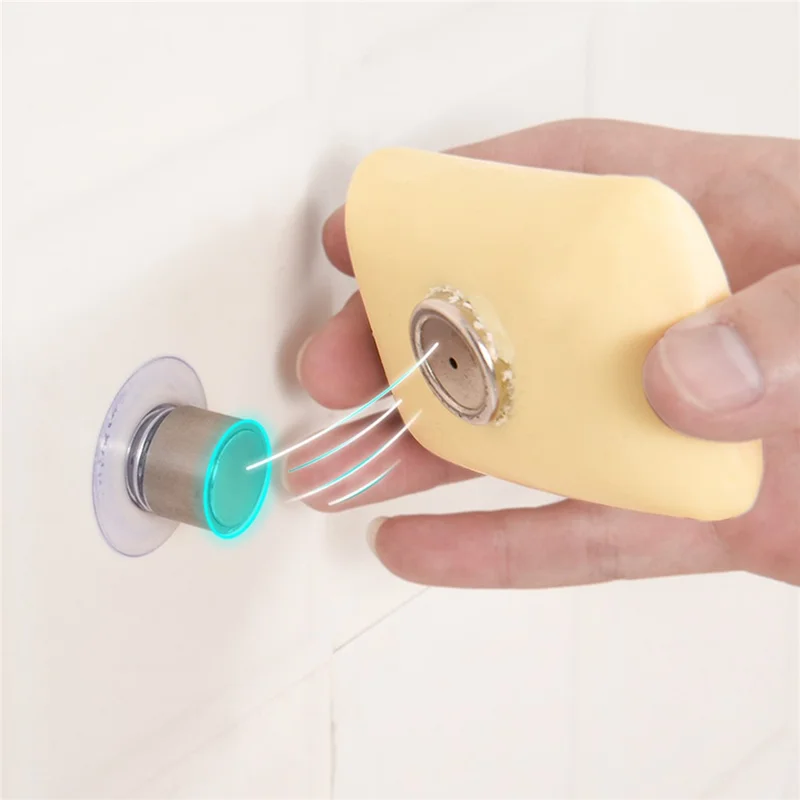 Suction Cup Wall-Mounted Soap Rack Stainless Steel Magnetic Soap Holder Drain Rack - Cone Shape