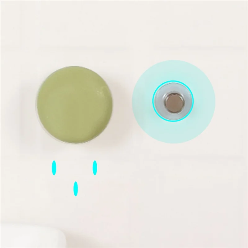 Suction Cup Wall-Mounted Soap Rack Stainless Steel Magnetic Soap Holder Drain Rack - Cone Shape