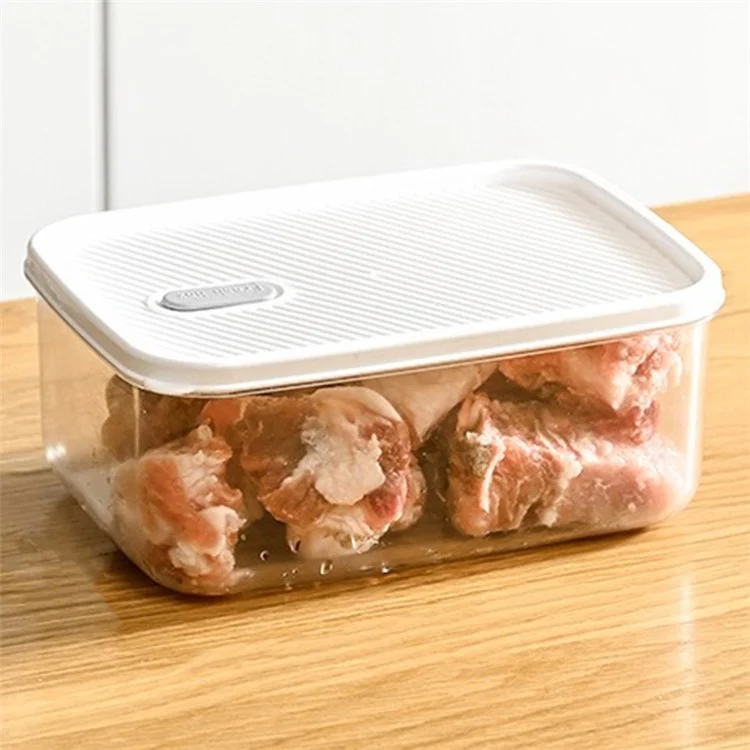 TY-59365 1350ml Refrigerador Organizadores de Alimentos Recipientes PE+PET com Tampas (Sem BPA, Sem FDA)