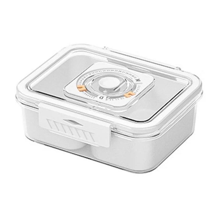 TY-90022 Boîte de rangement hermétique pour aliments avec minuterie, récipient pour épices en PET+PP, taille S (sans BPA, sans homologation FDA)