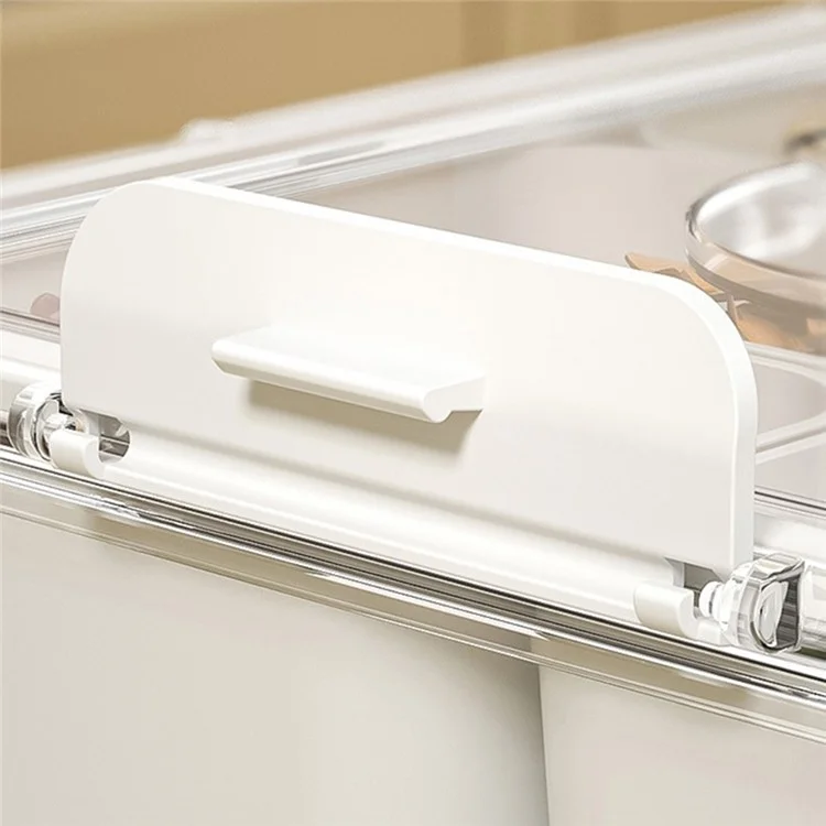 TY-90022 Boîte de rangement hermétique pour aliments avec minuterie, récipient pour épices en PET+PP, taille S (sans BPA, sans homologation FDA)