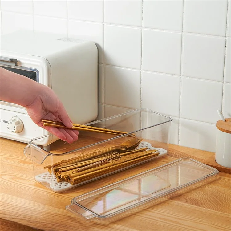 Organizer per alimenti per frigorifero TY-9068 Contenitore in PET trasparente con coperchio (senza BPA, senza FDA)