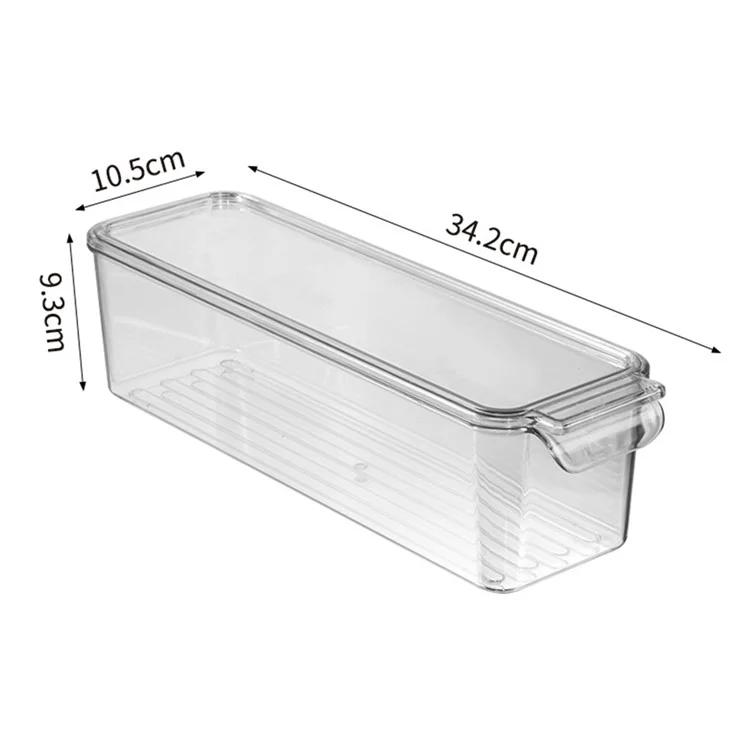 Organizer per alimenti per frigorifero TY-9068 Contenitore in PET trasparente con coperchio (senza BPA, senza FDA)