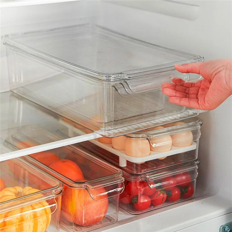 Boîte de rangement hermétique pour fruits TY-9067 pour réfrigérateur avec couvercles, organisateur de réfrigérateur (sans BPA, PAS D'APPROBATION DE LA FDA)