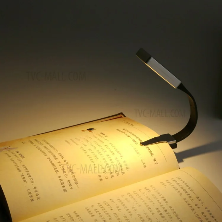 YJD5312 Bookmark Lamp 3 Color Temperature USB Charging Book Reading Clip Light