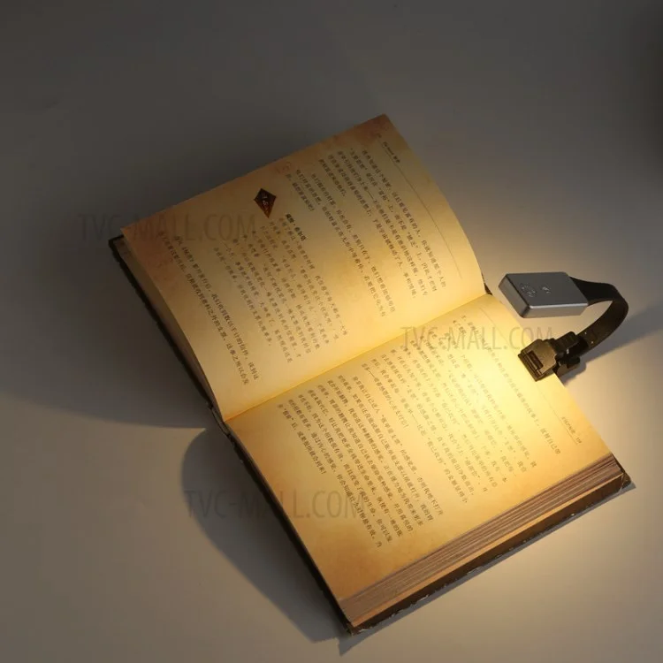 YJD5312 Закладка Lamp 3 Цвет Температура USB Зарядка Книга Чтение Зажим Свет