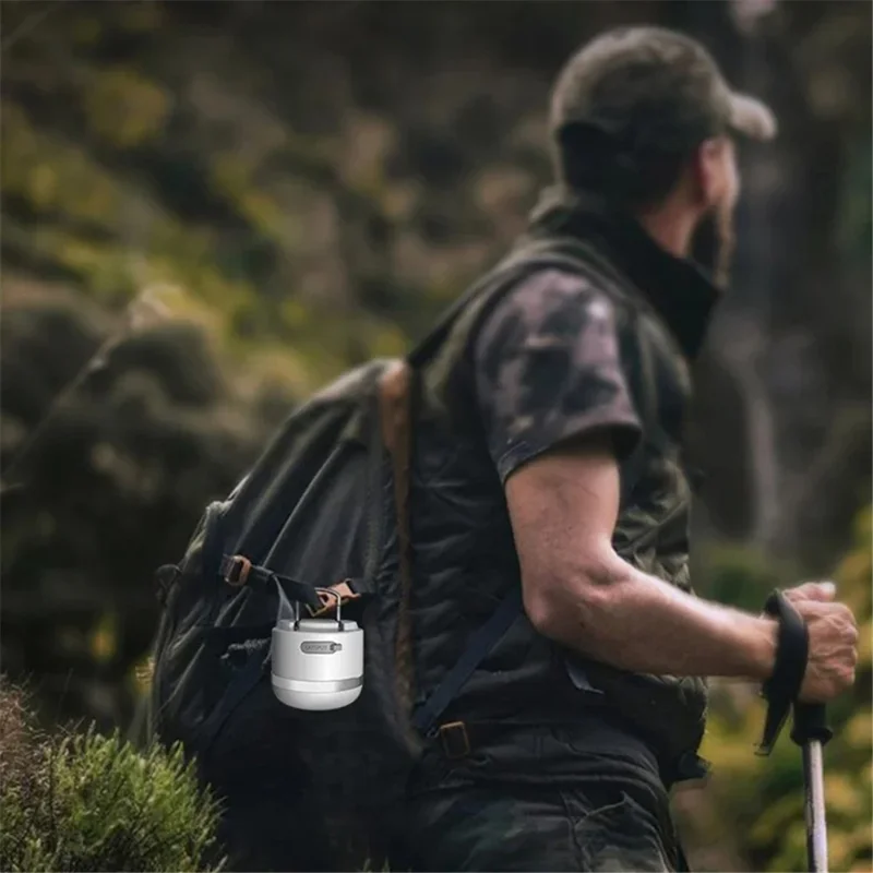 M0 IP65 Waterproof Outdoor Emergency Light Multifunctional Rechargeable Camping Lantern - White