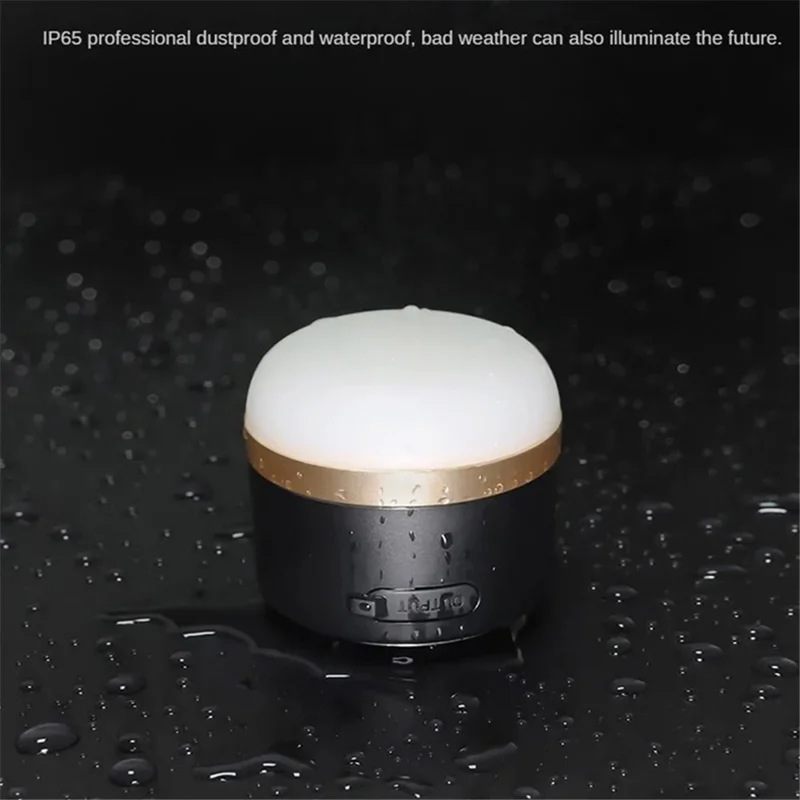 Style M IP65 Waterproof RGB Atmosphere Light LED Camping Lantern with Power Bank Function