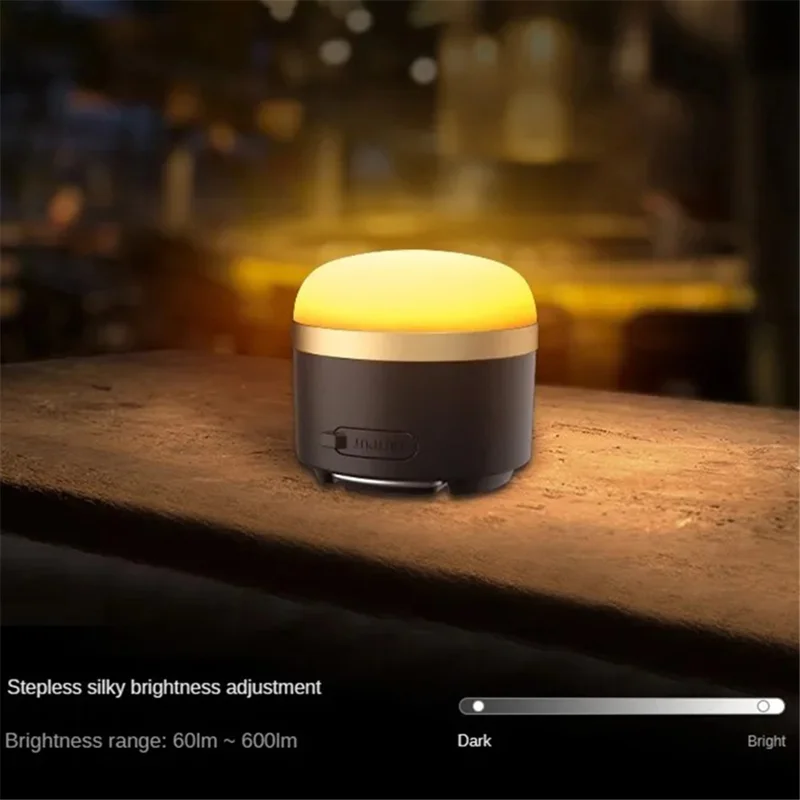 Style M IP65 Waterproof RGB Atmosphere Light LED Camping Lantern with Power Bank Function