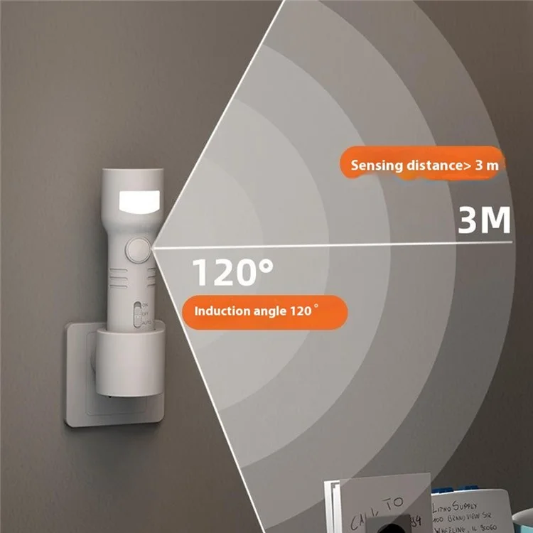 Luz noturna LED inteligente com plugue europeu, sensor de movimento, lâmpada recarregável de emergência, lanterna portátil e regulável.