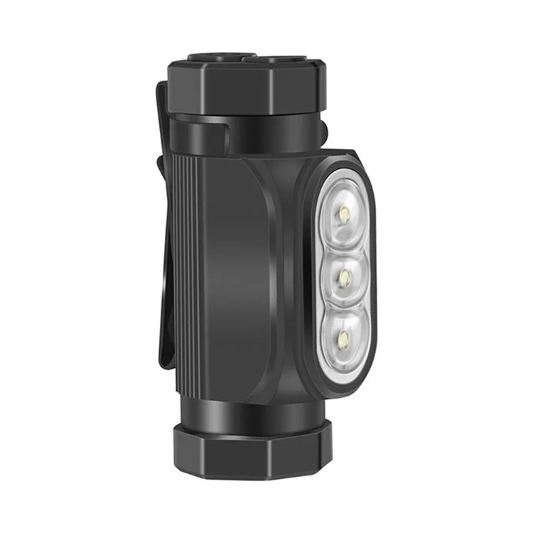 HP130 Aufladbare Taschenlampe Aluminiumlegierung Stirnlampe Multifunktions-Arbeitsleuchte mit Clip
