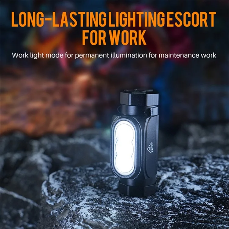 HP130 Aufladbare Taschenlampe Aluminiumlegierung Stirnlampe Multifunktions-Arbeitsleuchte mit Clip