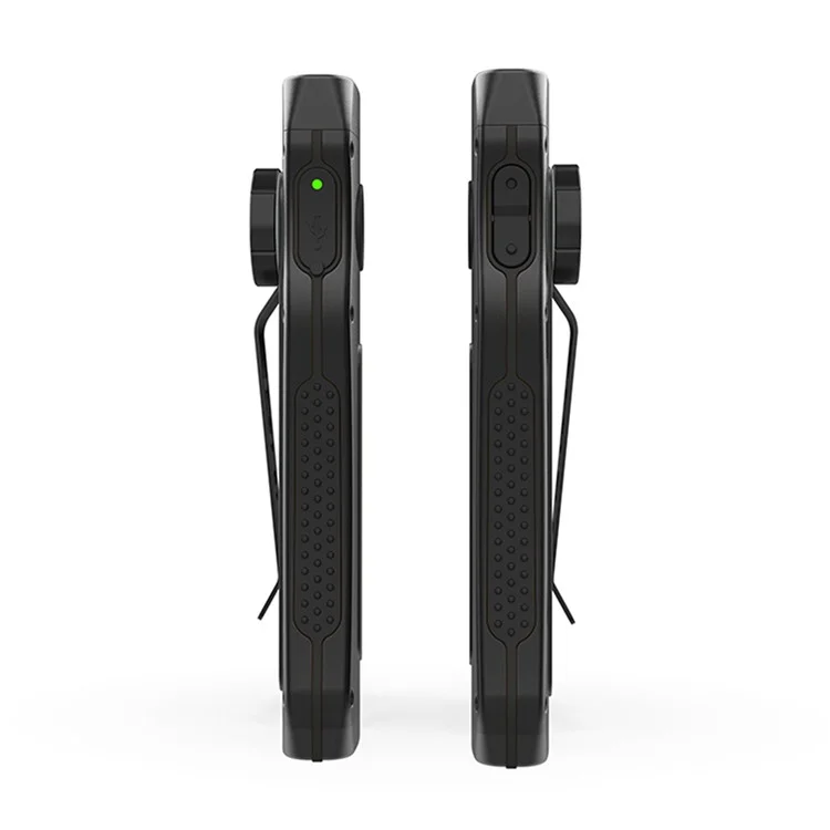 TANK007 WF02 Lanterna EDC de Fonte de Luz Dupla 1,5 m Anti-Queda Clipe Ultra Fino Mini LED Torch - Preto