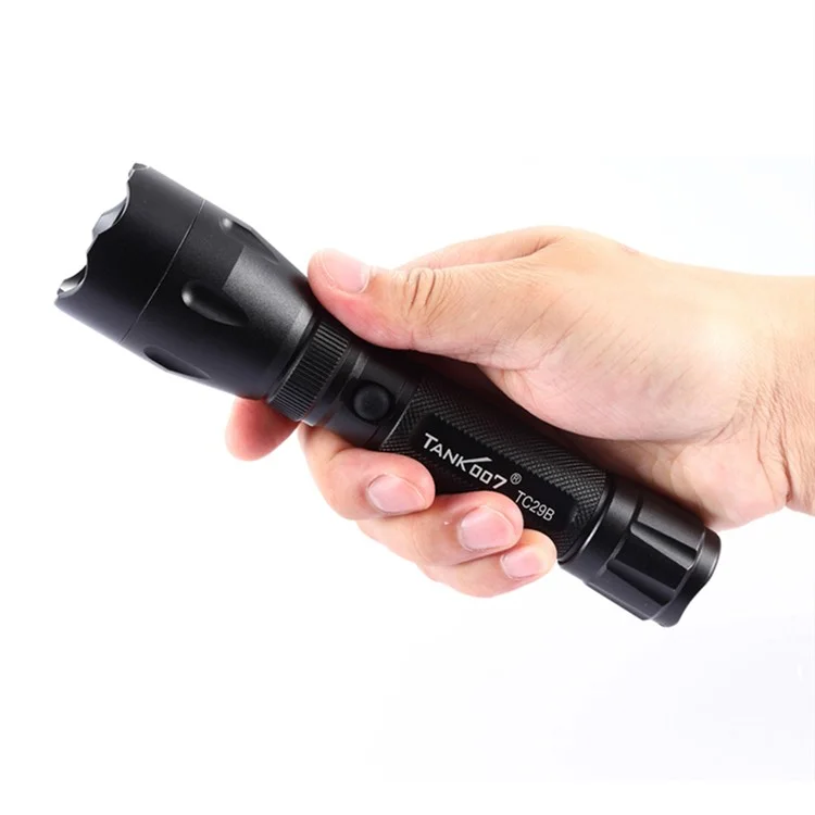TANK007 TC29B Hochleistungs-EDC-Polizei-Tragbare Taschenlampe IPX8 Wasserdicht Camping LED-Fackel
