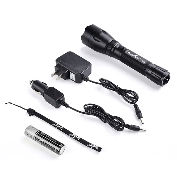 TANK007 TC29B Hochleistungs-EDC-Polizei-Tragbare Taschenlampe IPX8 Wasserdicht Camping LED-Fackel