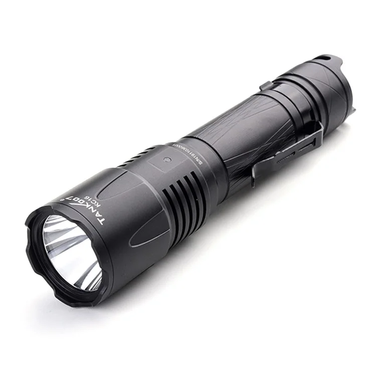 Lampe de poche tactique haute luminosité TANK007 KC16 1800 lm rechargeable via USB-C