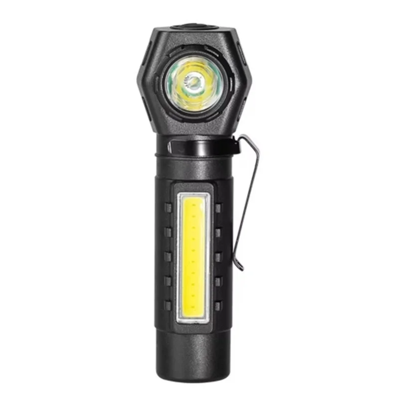 KX212 Aluminum Alloy USB Rechargeable COB Flashlight LED Headlamp High Intensity Long Range Camping Light
