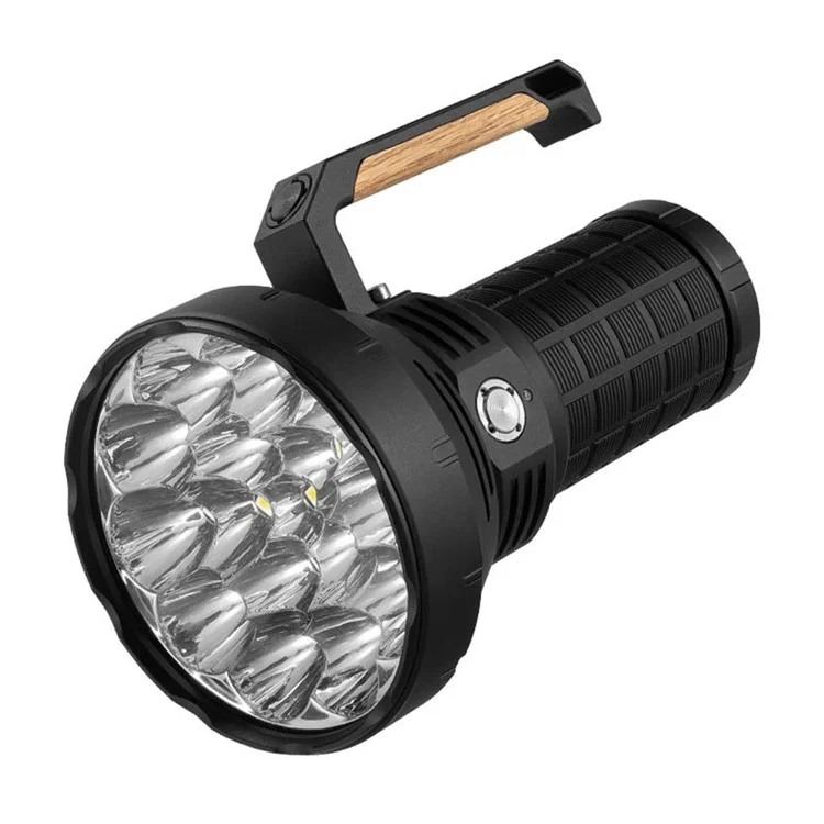 W5221-1 High Power Type C Rechargeable Handheld Spotlight Dimmable 16 Leds Searchlight for Patrol