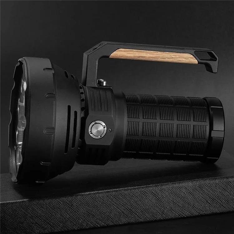 W5221-1 High Power Type C Rechargeable Handheld Spotlight Dimmable 16 Leds Searchlight for Patrol
