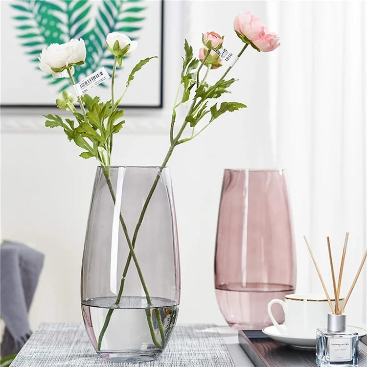 140x300mm Minimalistische Glasvase für Wohnzimmer, Schlafzimmer, Heimdekoration, Wasserpflanze, Blumenvase