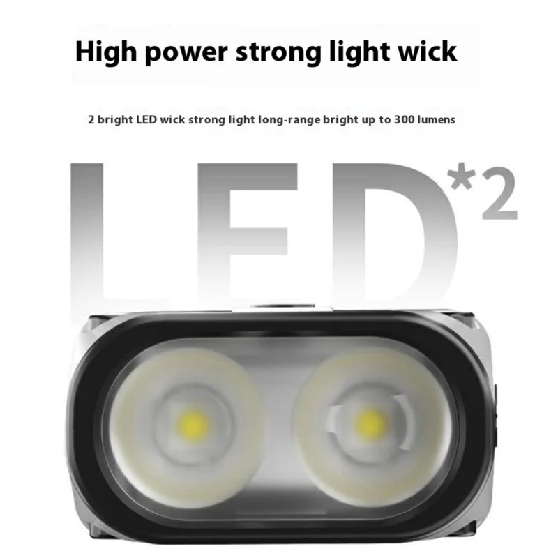 STD01 COB Luz de Trabalho Mini Lanterna LED em Liga de Alumínio com Lâmpada de Inspeção de Emergência Magnética - Branco