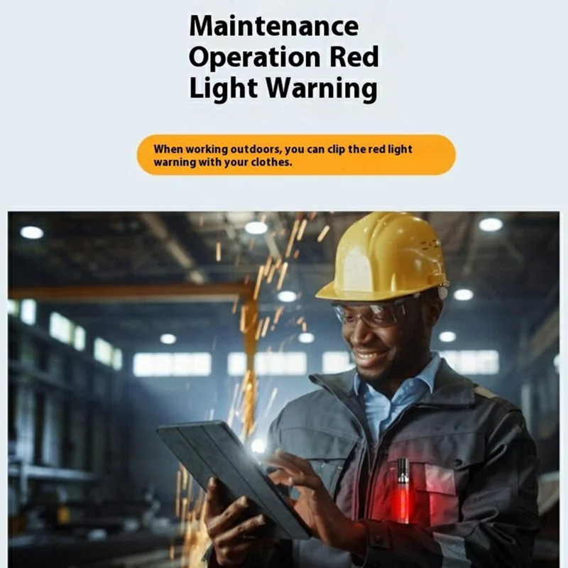 Lanterna Portátil B35 para Exame Médico e Emergência Externa - com Fonte de Luz Dupla em Vermelho