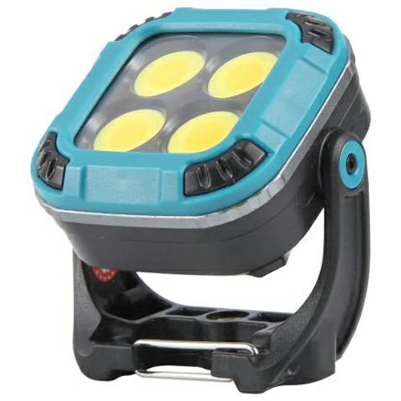 W8129-4 Outdoor Camping 4 COB LED Square Work Light Portable Multifunction Tent Lamp with Magnetic Base - Blue
