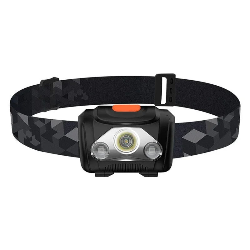 Lanterna de Camping Externa H09 3W IPX4 à Prova d'Água 4 Modos Luz Vermelha XPE LED Farol