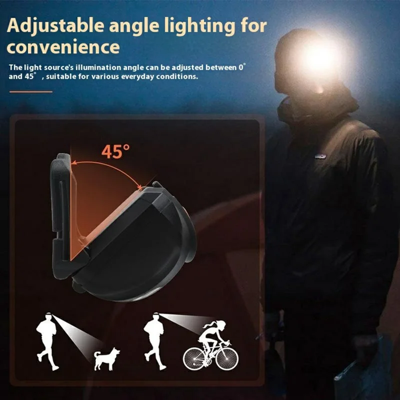 Lanterna de Camping Externa H09 3W IPX4 à Prova d'Água 4 Modos Luz Vermelha XPE LED Farol