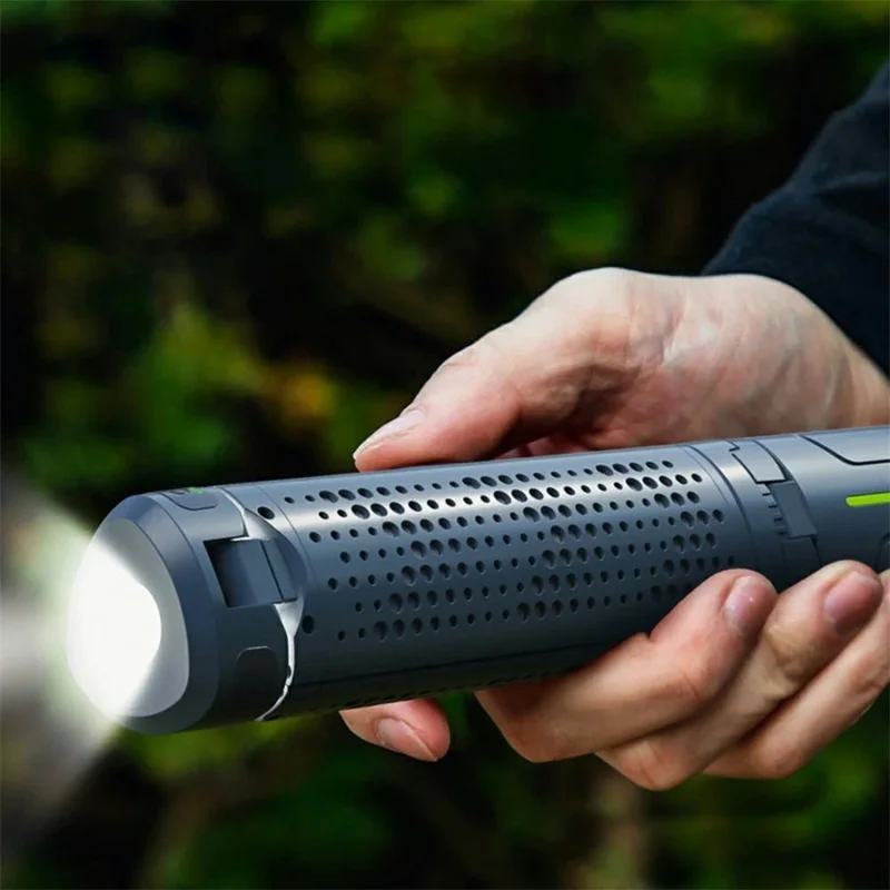 KXK2086 360 Degree Rotation Stepless Dimming Expandable Camping Lantern Waterproof Foldable Flashlight