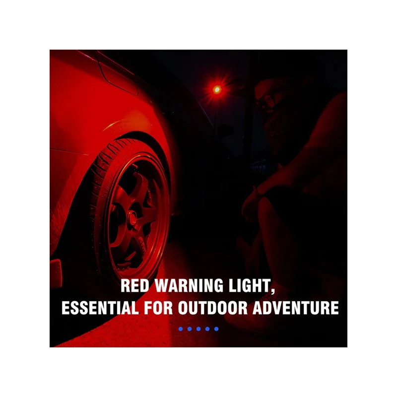HP500 1000lm Flashlight Aluminum Alloy USB C Fast Charging Outdoor Camping Headlamp Built In 2000mAh Lithium Battery - Green Side Light