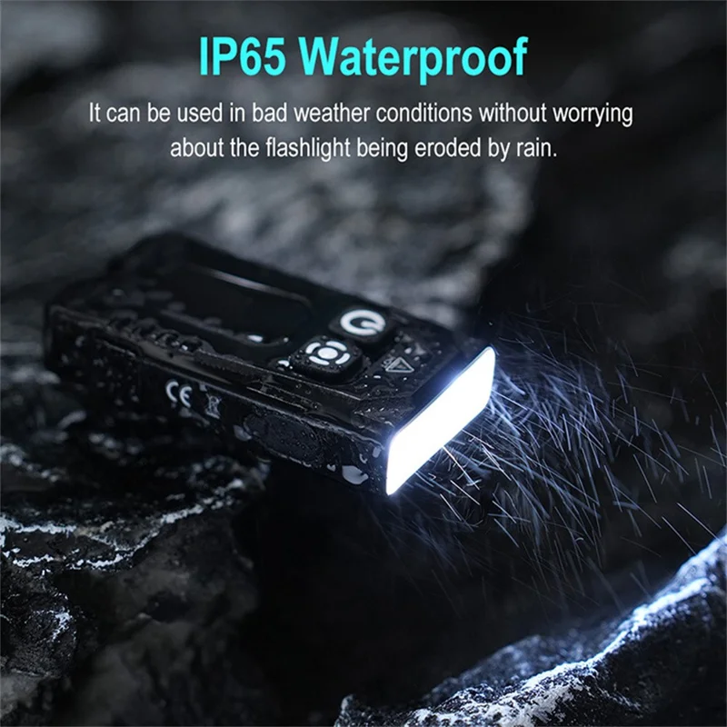 Lanterna Mini de Liga de Alumínio EV15S RGB Luz de Trabalho Magnética com Luz UV 365nm Recarregável