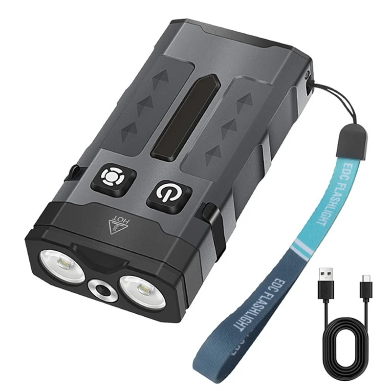 EV20 Lampe de poche portable d'extérieur en alliage d'aluminium Torche laser vert RGB Lampe d'ambiance