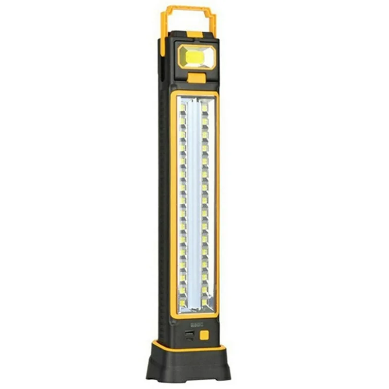 GZ02901 Luce da Lavoro USB Multiuso con Pannello Solare, Lampada Portatile di Emergenza per Campeggio