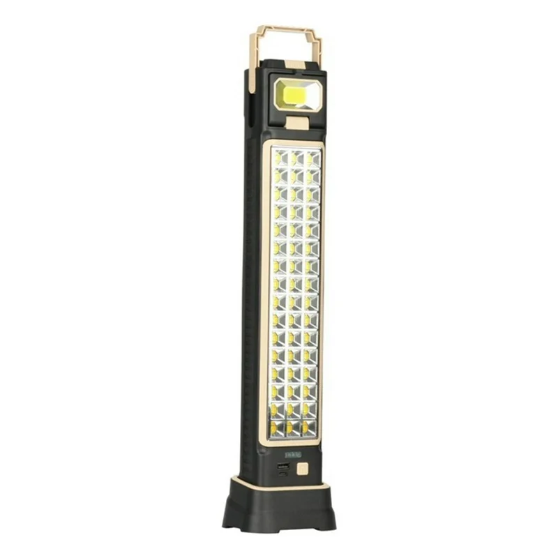 Lanterna de Trabalho USB Recarregável por Energia Solar Multifuncional para Camping e Emergências GZ02902