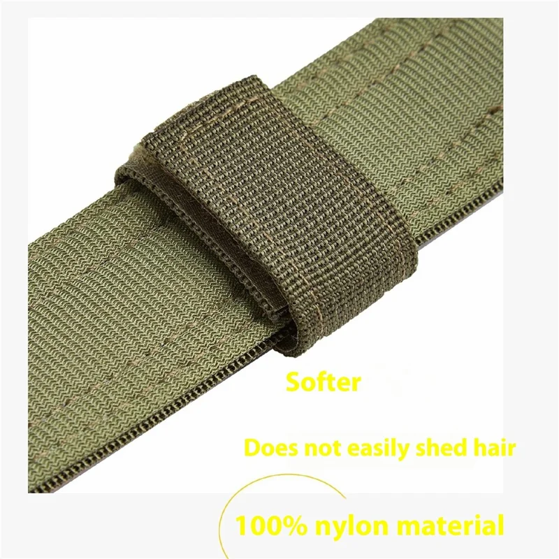 Set di Collare Tattico in Nylon per AirTag con Custodia Protettiva e Film Hydrogel per Animali di Taglia Media e Grande - Nero / M