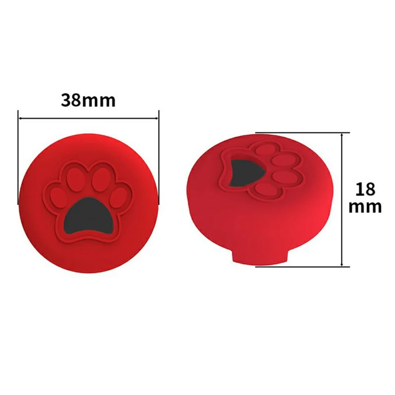 For Apple AirTag Tracker Silicone Case Pet Collar Attachment Dog Paw Pattern Anti Drop Protective Cover - White