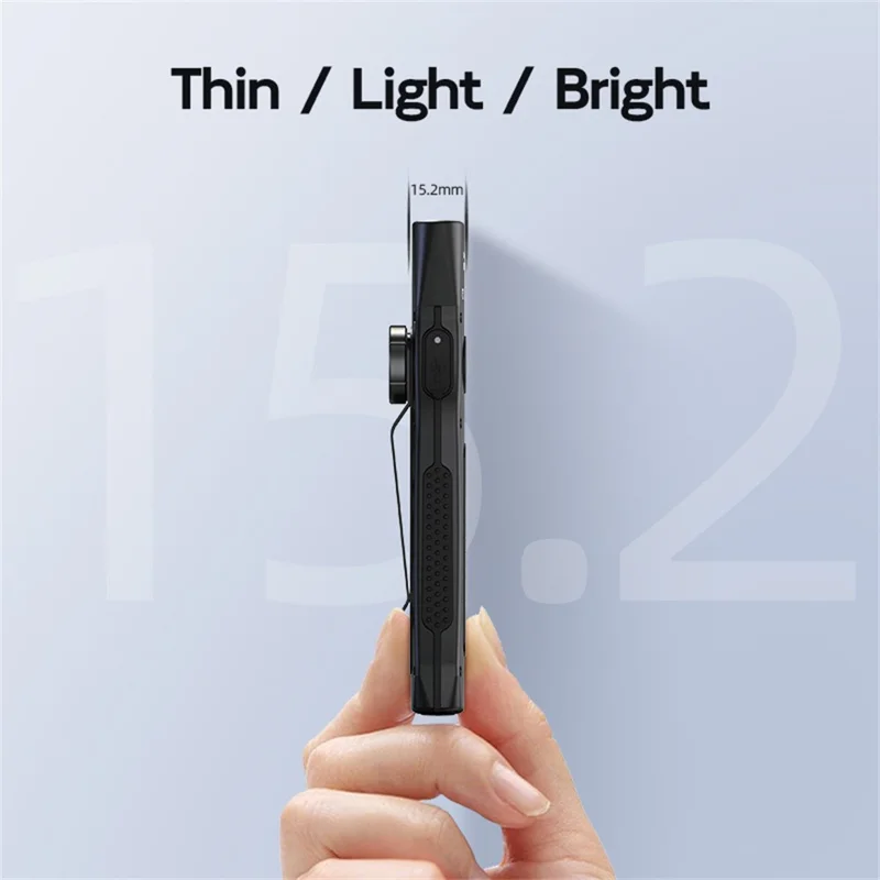 TANK007 WF02L Lanterna Multifuncional EDC à Prova d'Água IP64 Luz Branca, UV e Laser Verde com Clipe Traseiro - Azul