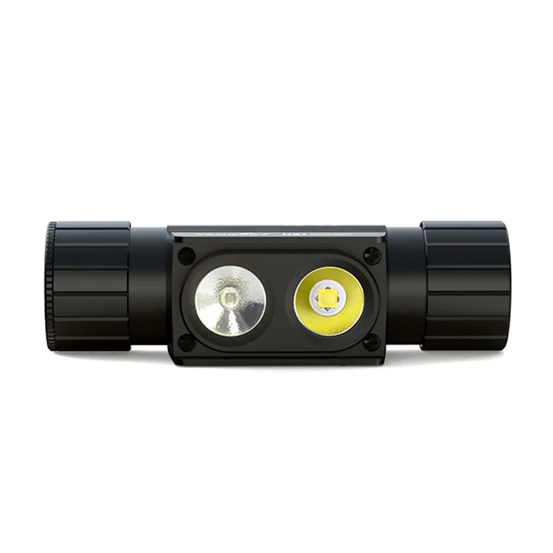 TANK007 H21 Spotlight  /  Floodlight Dual Light Source Headlamp 1000 Lumens Aluminum Alloy Head Torch - White+Green