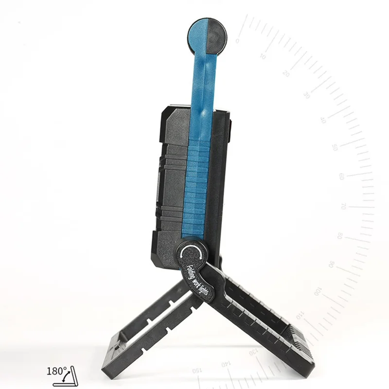 W875-3 Magnetische Halterung Faltbares LED-Arbeitsleuchte Solarbetriebene Flutlichtleuchte Tragbare Outdoor-Notfallleuchte mit Ständer