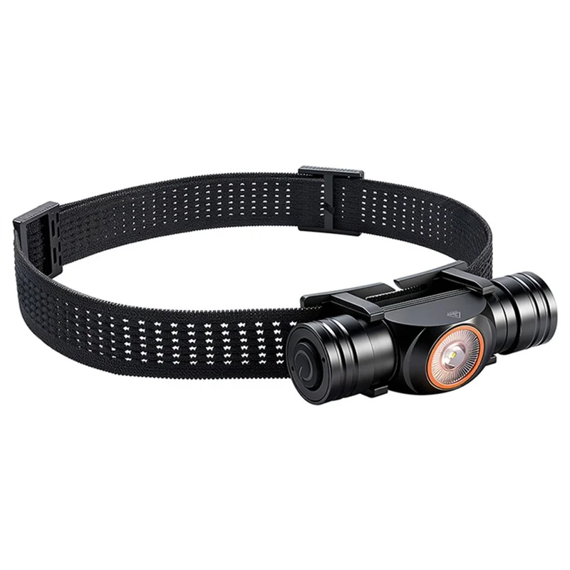 HP400 lysstærk hovedlampe i aluminiumslegering med 2500 mAh batteri, LED-hovedlygte til udendørs brug, vandtæt til cykling, løb og camping