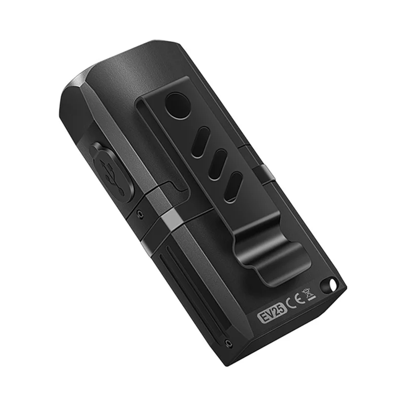 EV25 IP66 Waterproof EDC Multi-Function Flashlight 650 Lumens Brightness Mini Keychain Magnetic Flashlight with Pen Clip