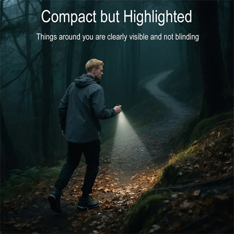 EV25 IP66 Waterproof EDC Multi-Function Flashlight 650 Lumens Brightness Mini Keychain Magnetic Flashlight with Pen Clip