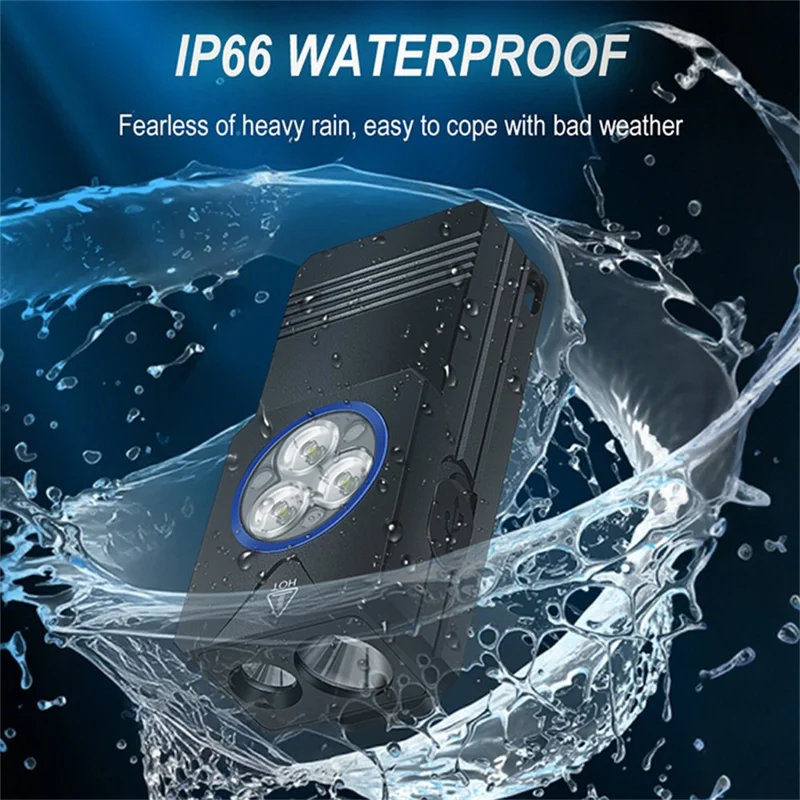 EV30 550 Lumens Brightness EDC Multi-Function Flashlight IP66 Waterproof Aluminum Alloy Clip Magnetic Work Light with UV Detection Red Blue Flash