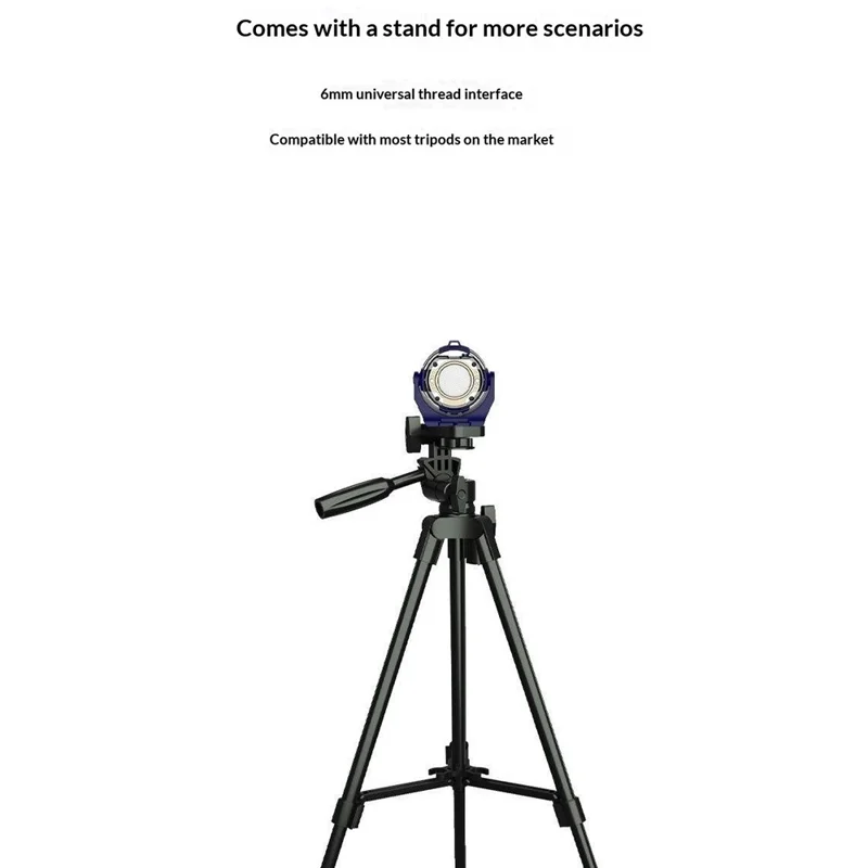 22HO0018 Lámpara de Trabajo Multifuncional para Exterior, Luz de Emergencia con Carga USB y Cabezal Magnético - Lámpara de Trabajo P7 / Azul