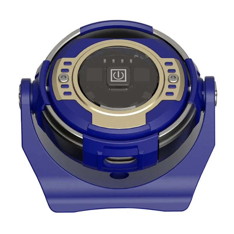 22HO0018 Lámpara de Trabajo Multifuncional para Exterior, Luz de Emergencia con Carga USB y Cabezal Magnético - Lámpara de Trabajo P7 / Azul